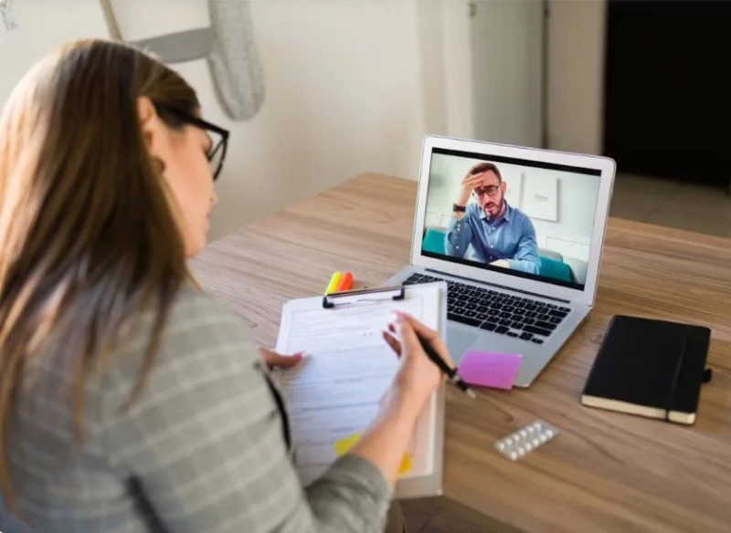 Illustration d'un échange thérapeutique